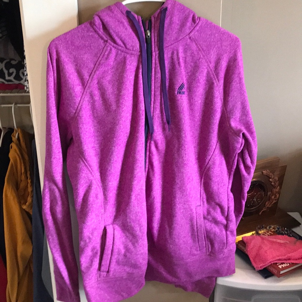 Purple sweatshirt
